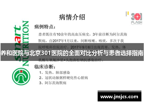 养和医院与北京301医院的全面对比分析与患者选择指南
